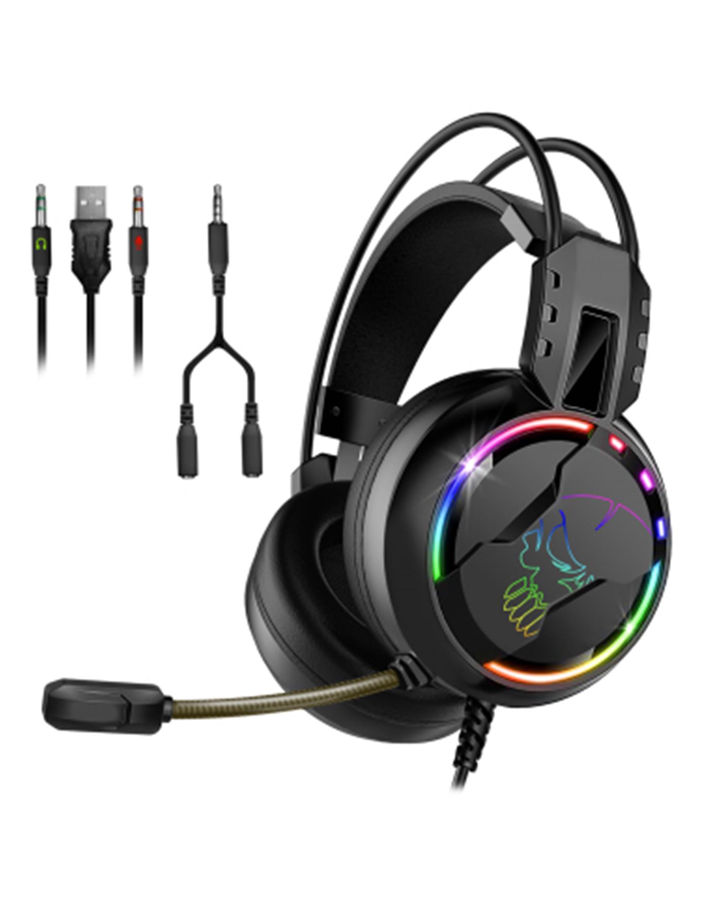 Auriculares Con Microfono Spirit Of Gamer Mic Ph7 Rgb